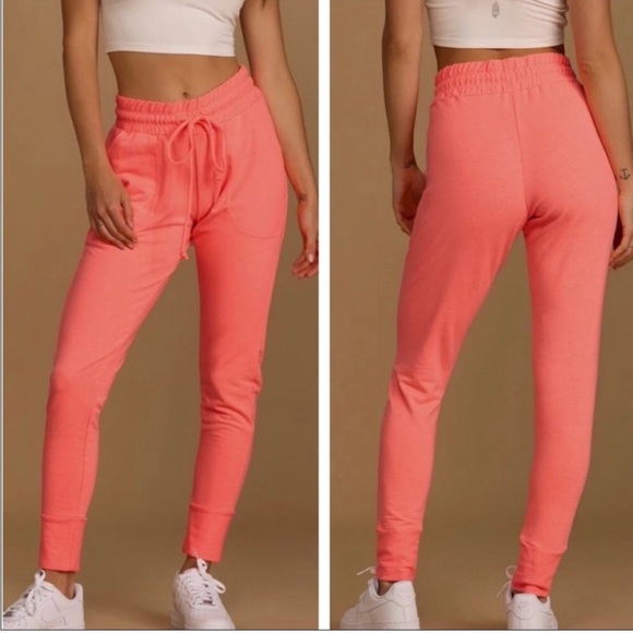 FREE PEOPLE Movement Firecracker Sunny Skinny Jogger Soft Sweatpants - Picture 1 of 9